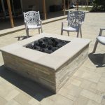 Coping, Stone Veneer, Pavers, and fire pit