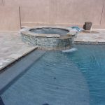 Pool with Raised Spa