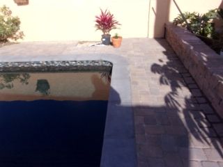 Pool waterline tile