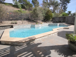 Complete Pool remodel with Pavers