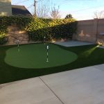 backyard putting green artificial grass