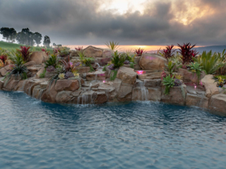 Alan Smith Pool Plastering & Remodeling | Rock Waterfalls, Slides, and Grottoes