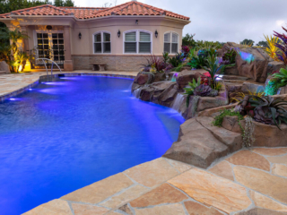 Alan Smith Pool Plastering & Remodeling | Rock Waterfalls, Slides, and Grottoes