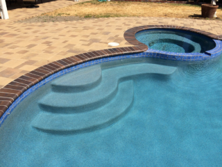 Alan Smith Pool Plastering & Remodeling | Brick Coping