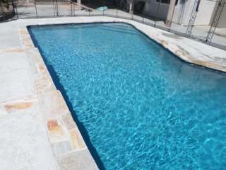 Alan Smith Pool Plastering & Remodeling | Natural Stone Coping