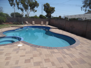Alan Smith Pool Plastering & Remodeling | Brick Coping