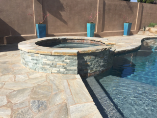 Alan Smith Pool Plastering & Remodeling | Natural Stone Coping