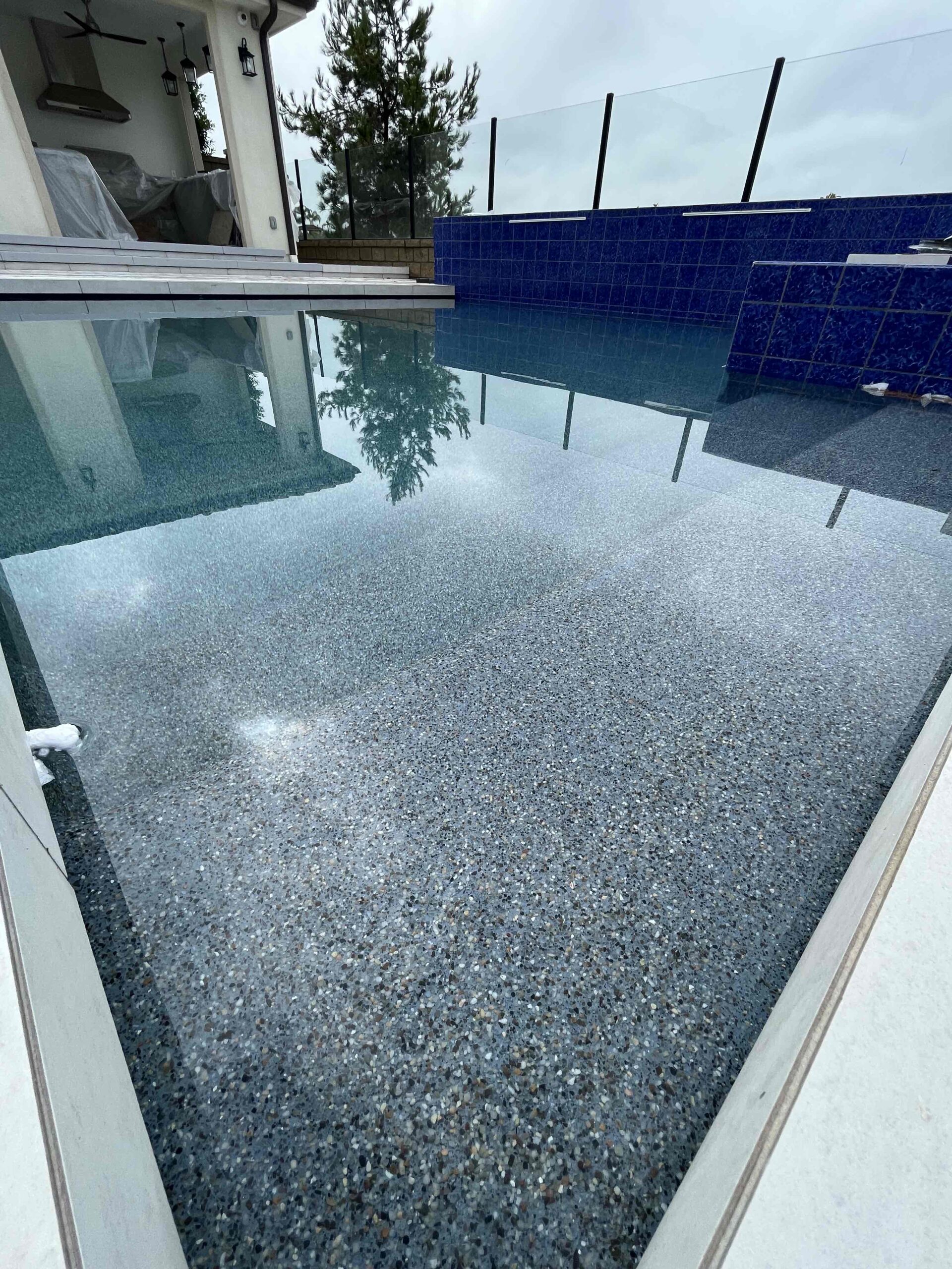 Alan Smith Pool Plastering & Remodeling | Blue Diamond Sandstone