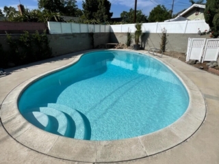 Alan Smith Pool Plastering & Remodeling | White Plaster & Quartz