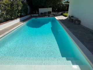 Alan Smith Pool Plastering & Remodeling | White Plaster & Quartz