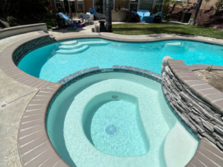 Alan Smith Pool Plastering & Remodeling | White Plaster & Quartz