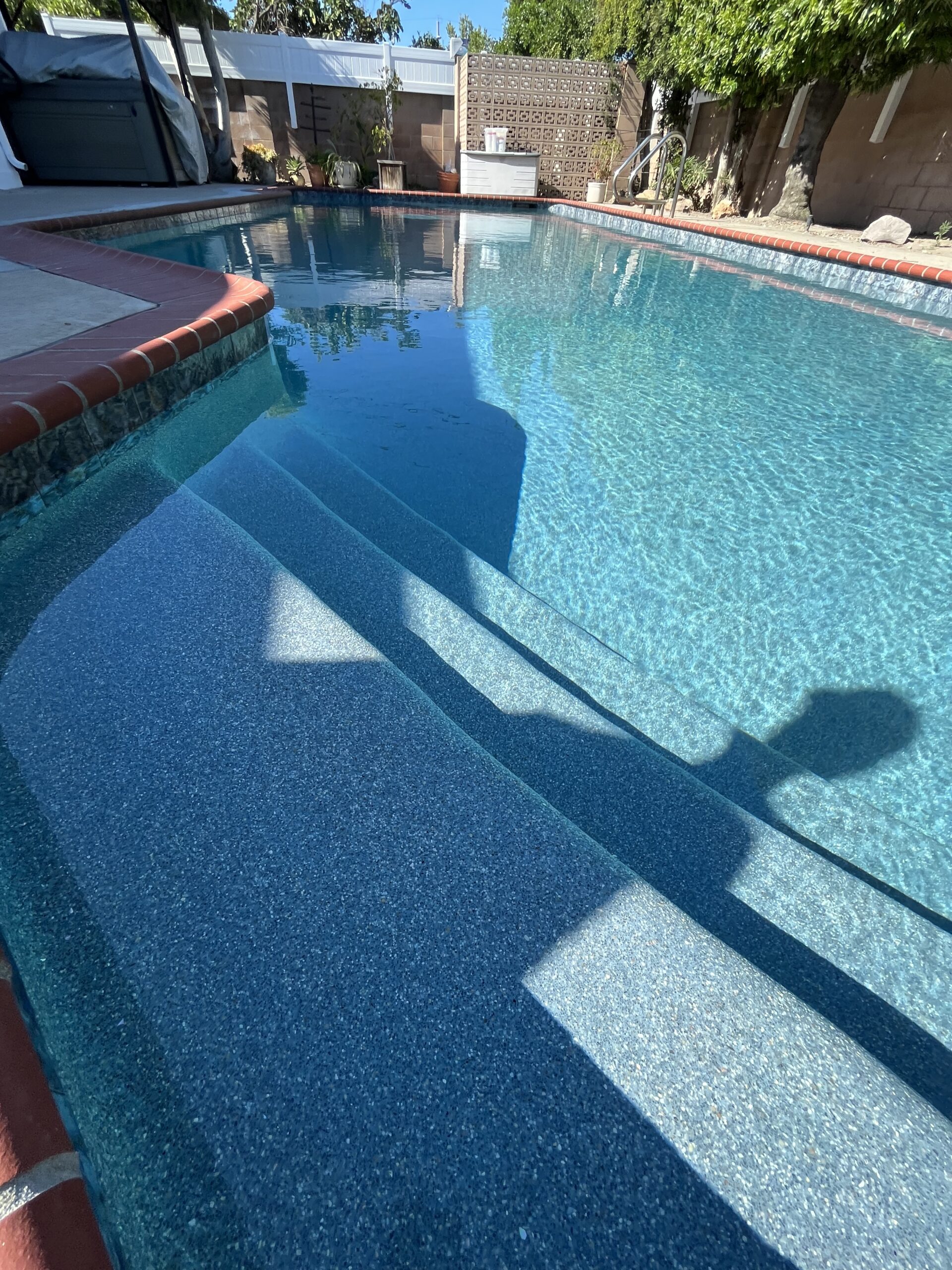 Alan Smith Pool Plastering & Remodeling|Deep Blue Pearl Sandstone