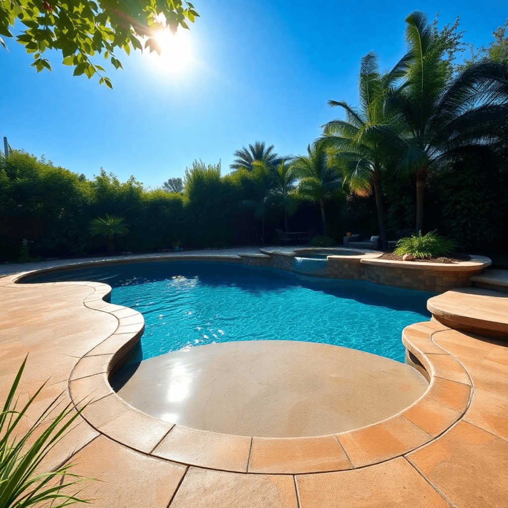 customization options for concrete pools